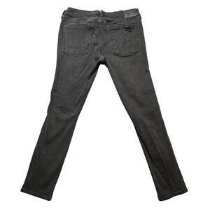 PacSun Jeans Mens 34x32 (35x31) Black Skinny Distressed Ripped Denim Pants